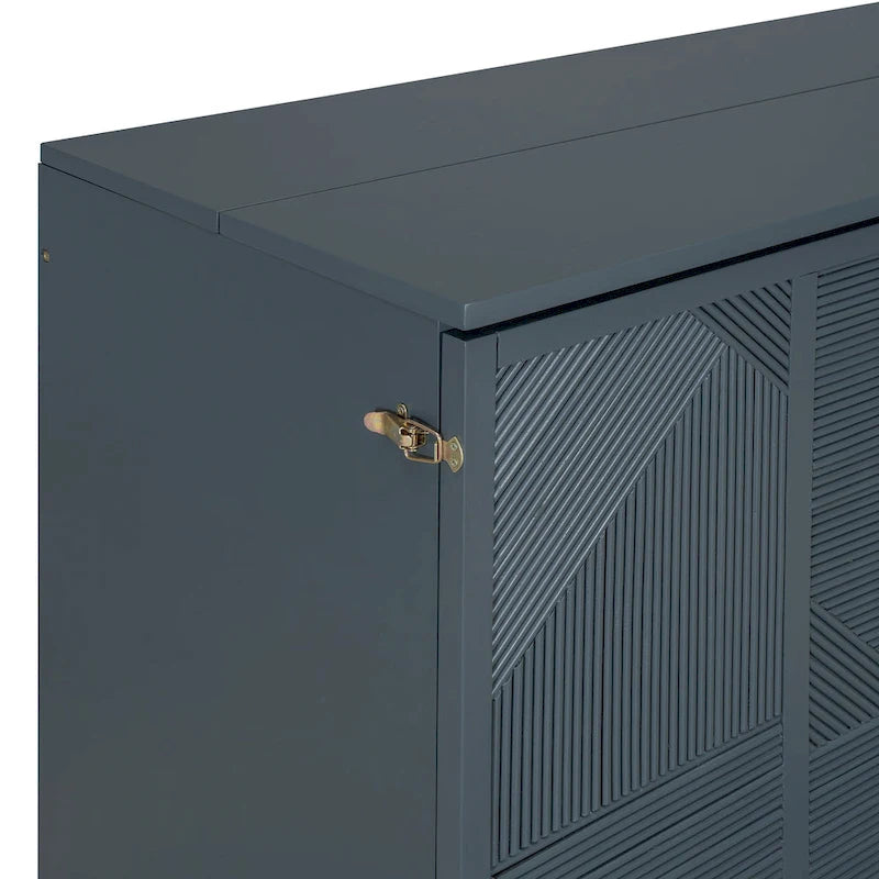 Queen Murphy Bed with Drawer, USB Ports and Outlets