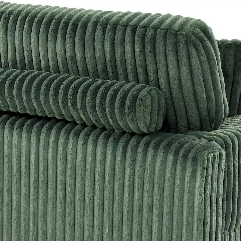 Upholstered Chaise Lounge with Adjustable Headrest