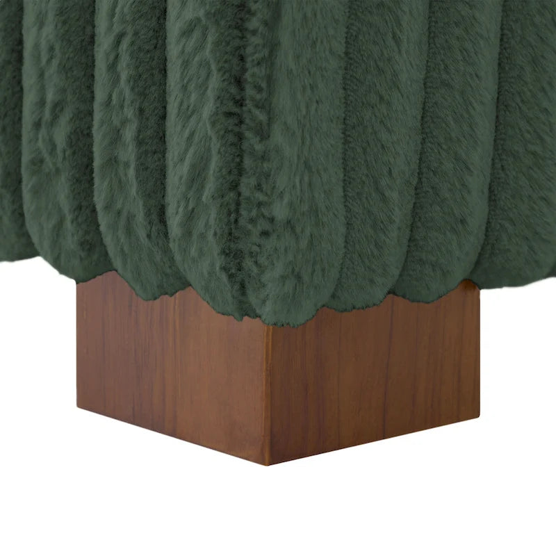 Upholstered Chaise Lounge with Adjustable Headrest