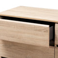 Mid-Century Dark Grey 6-Drawer Dresser by Baxton Studio