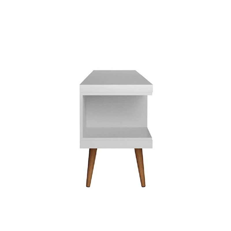 Mid-Century Modern Media Cabinet with Five Open Shelves