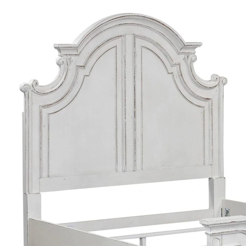 Queen Panel Headboard with Arched Crown
