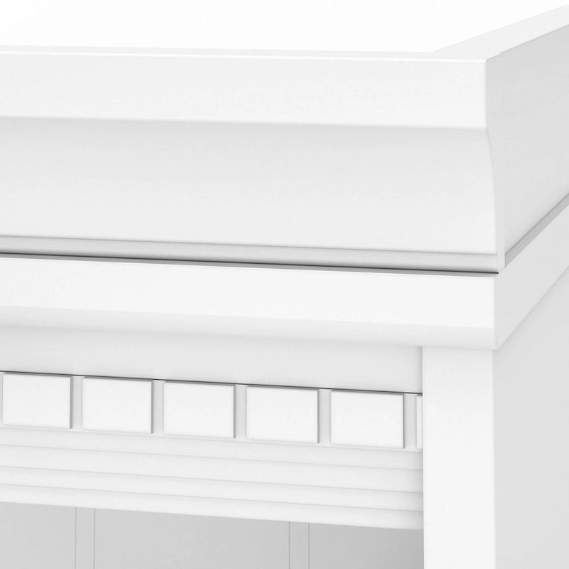 Antique White 5-Shelf Bookcase
