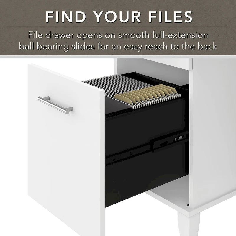 72-Inch Office Desk with Hutch and 5-Shelf Bookcase, Ash Gray