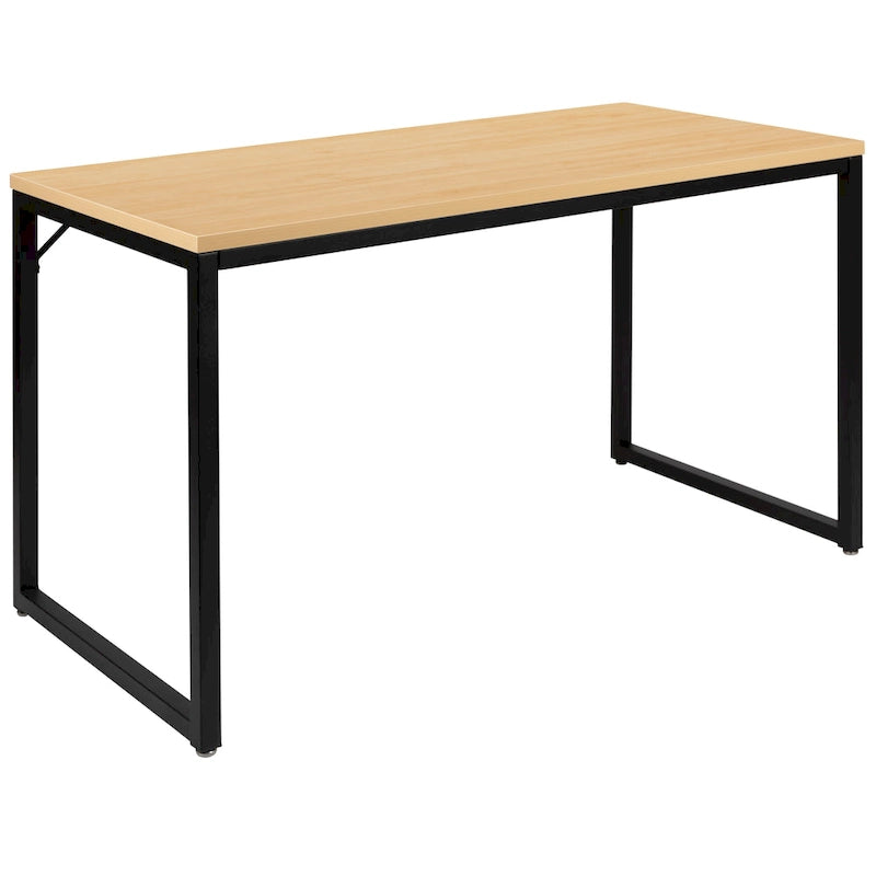 47-Inch Industrial Office Desk with Metal Frame