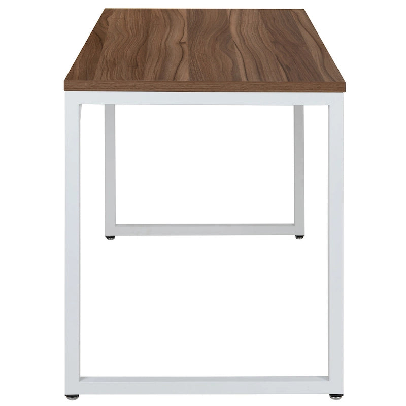47-Inch Industrial Office Desk with Metal Frame