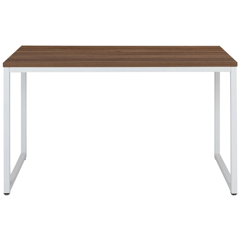 47-Inch Industrial Office Desk with Metal Frame