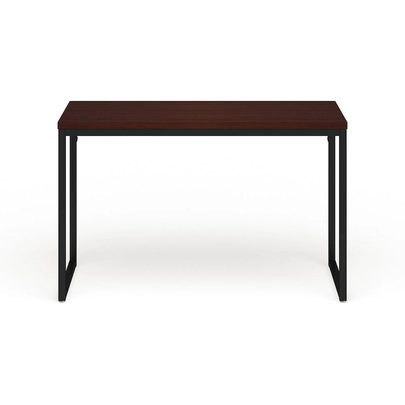 47-Inch Industrial Office Desk with Metal Frame