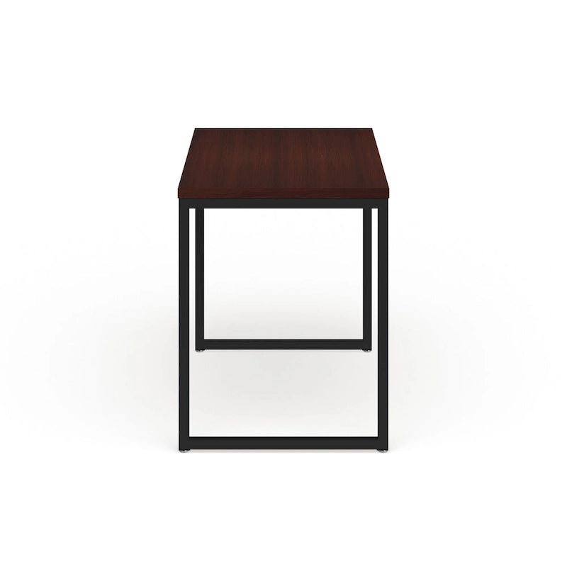 47-Inch Industrial Office Desk with Metal Frame