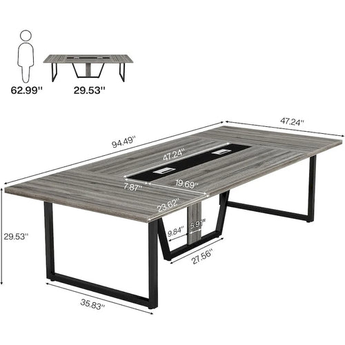 8-Foot Conference Table for 8–10 People