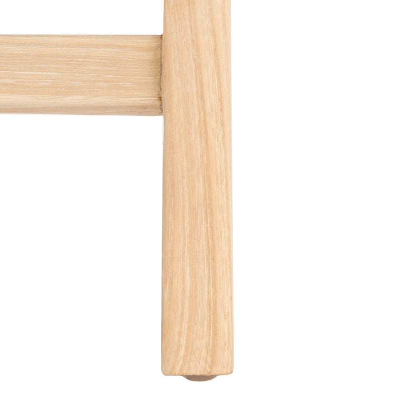 Woven Accent Chair with Natural Wood Frame