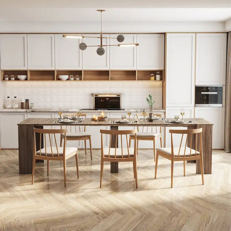 Wood Extendable Dining Table