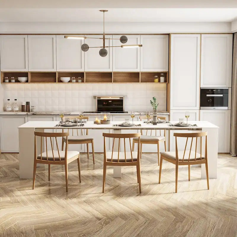 Wood Extendable Dining Table