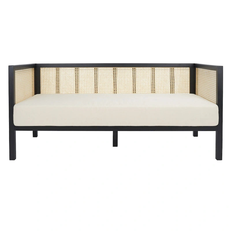 Natural Rattan-Frame 3-Seat Sofa