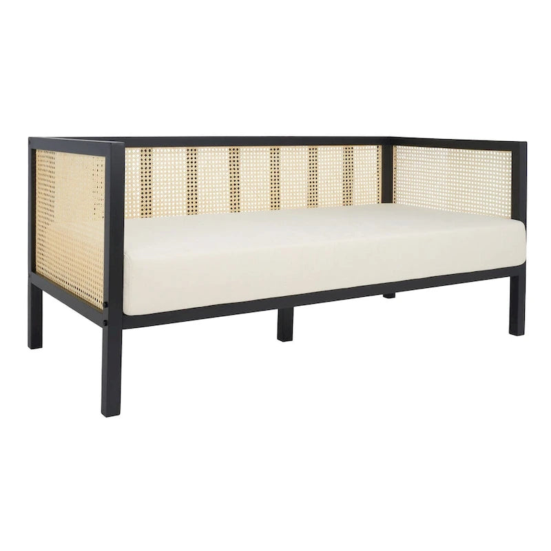 Natural Rattan-Frame 3-Seat Sofa
