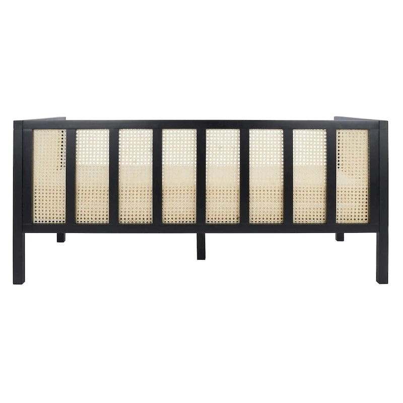 Natural Rattan-Frame 3-Seat Sofa