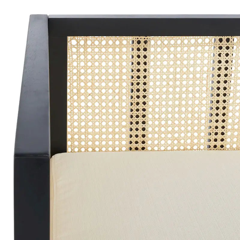Natural Rattan-Frame 3-Seat Sofa