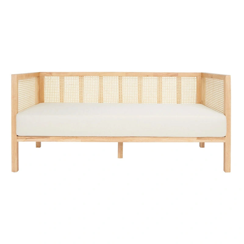 Natural Rattan-Frame 3-Seat Sofa