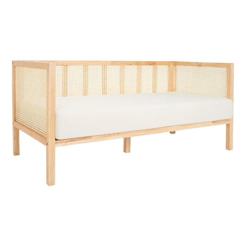 Natural Rattan-Frame 3-Seat Sofa
