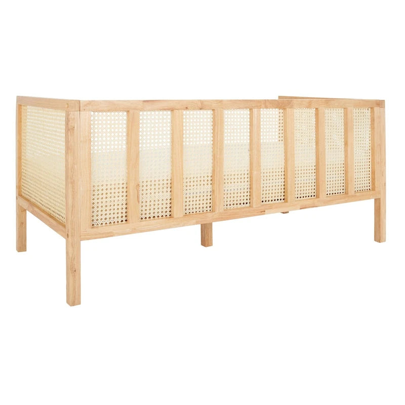 Natural Rattan-Frame 3-Seat Sofa