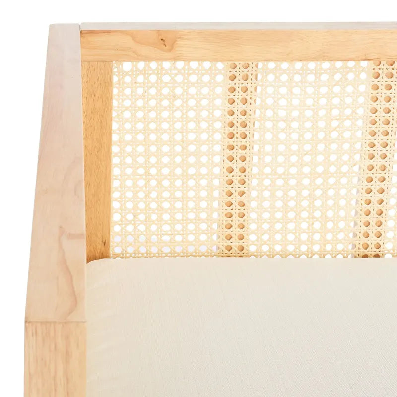 Natural Rattan-Frame 3-Seat Sofa