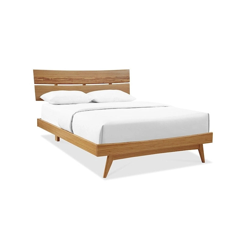 Golden Bamboo California King Platform Bed