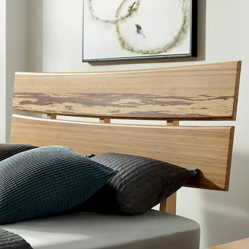 Golden Bamboo California King Platform Bed