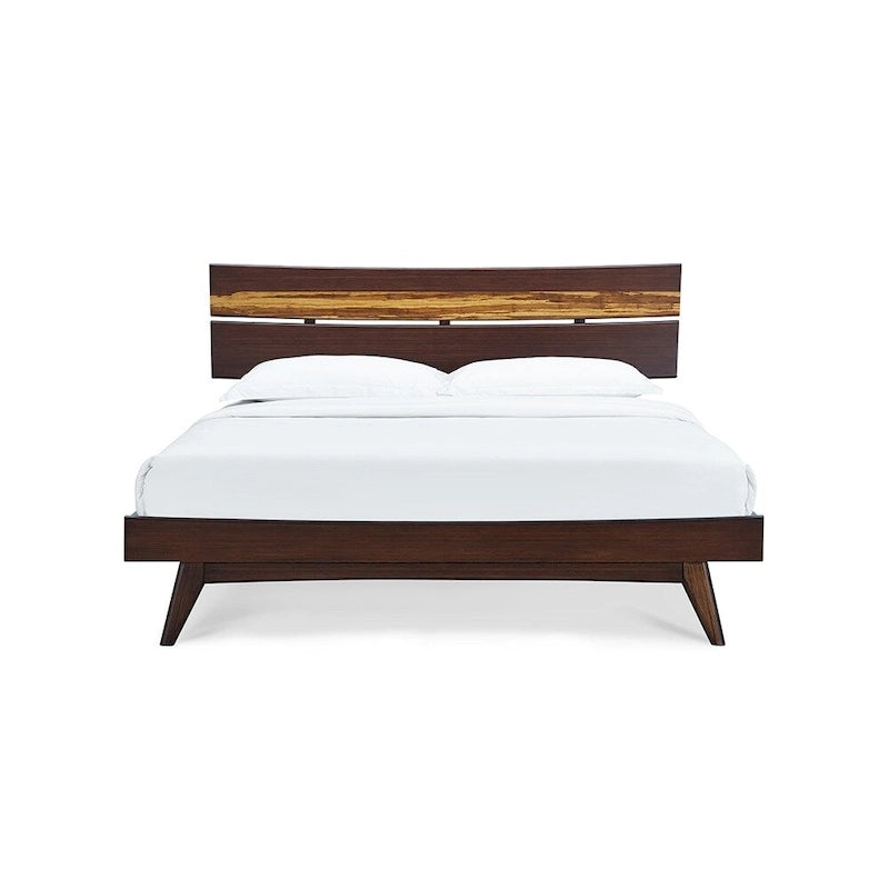 Golden Bamboo California King Platform Bed
