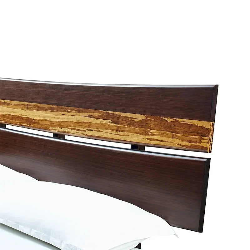 Golden Bamboo California King Platform Bed