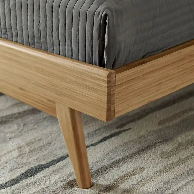 Golden Bamboo California King Platform Bed