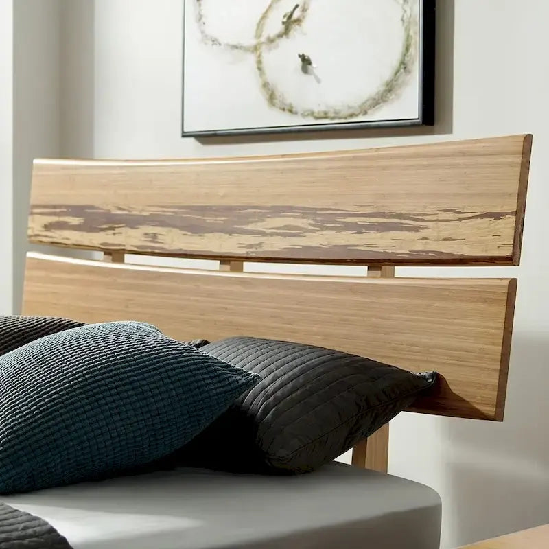 Golden Bamboo California King Platform Bed
