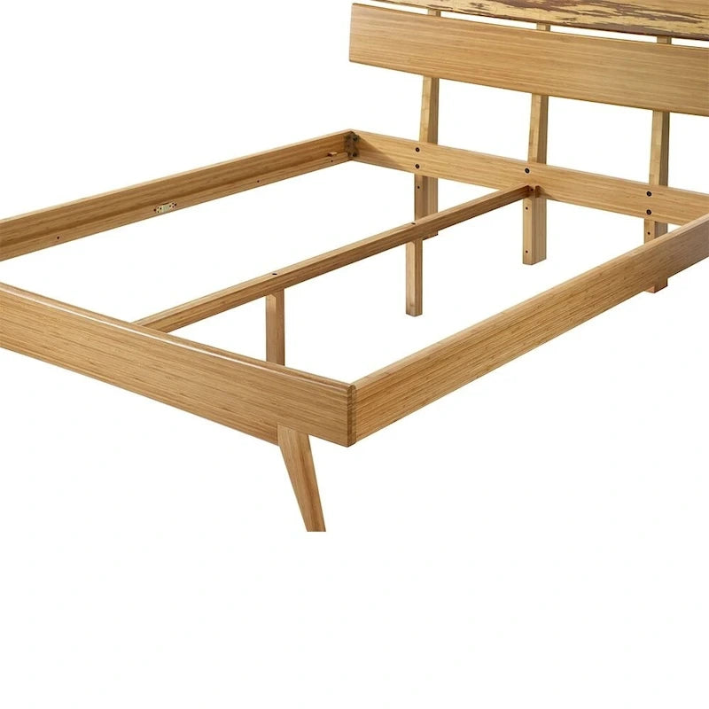 Golden Bamboo California King Platform Bed