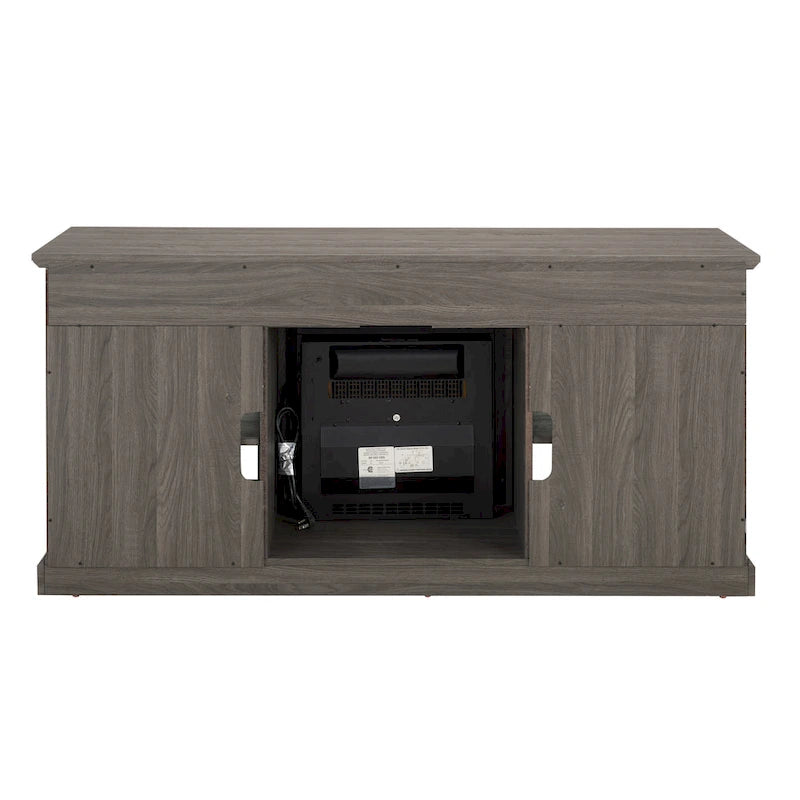 60-Inch TV Stand with 18-Inch Electric Fireplace Insert