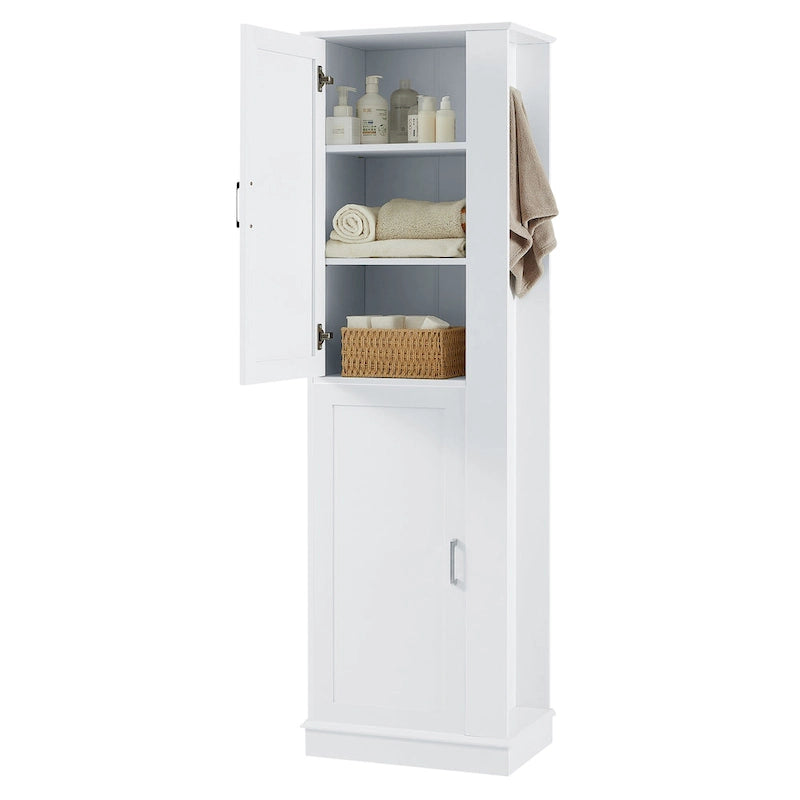 Freestanding Bathroom Storage Cabinet with Hook