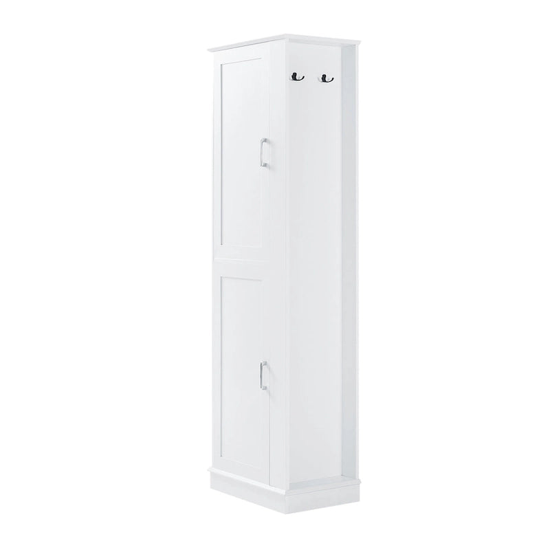 Freestanding Bathroom Storage Cabinet with Hook
