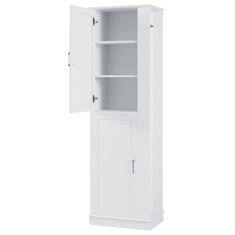 Freestanding Bathroom Storage Cabinet with Hook