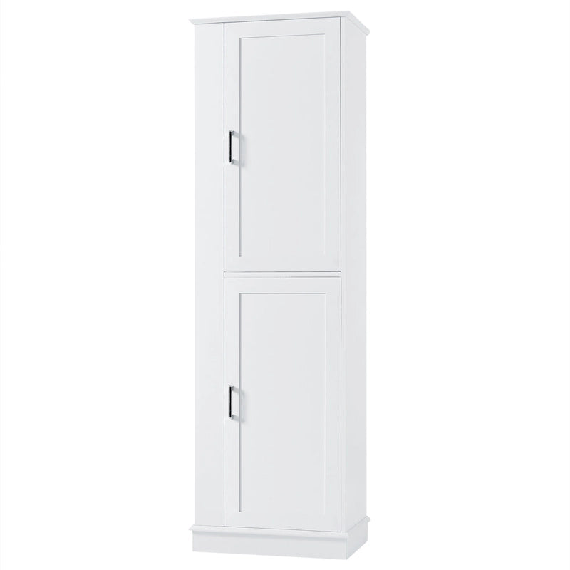 Freestanding Bathroom Storage Cabinet with Hook