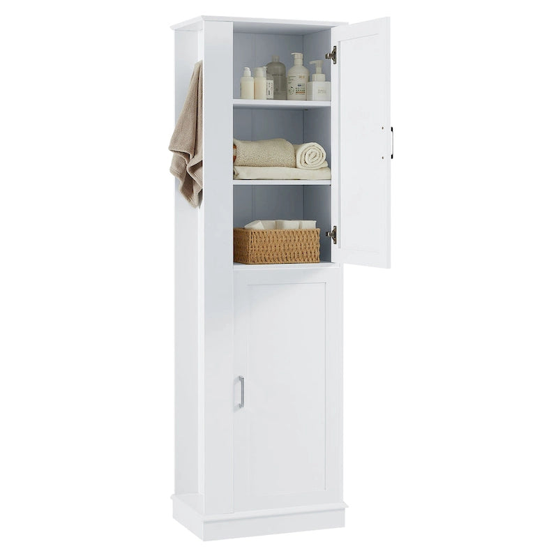 Freestanding Bathroom Storage Cabinet with Hook
